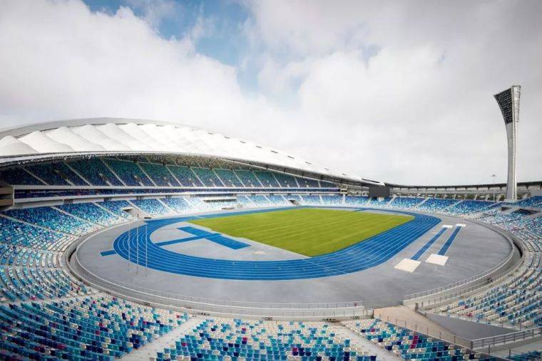 海口五源体育馆落成，看台设计细节提高观众舒适度