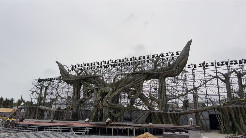 三亚海昌梦幻海洋不夜城看台座椅